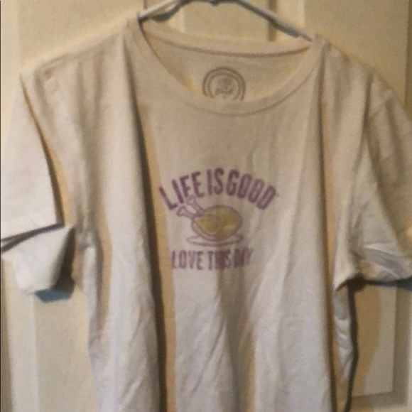 life is good Tops - Life is good t-shirt turkey football life is good Tops - Life is good t-shirt turkey football
